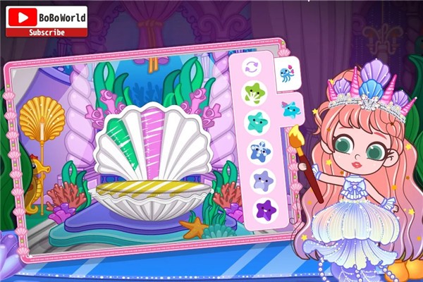 澳门金沙下载世界美人鱼免费下载-澳门金沙下载世界美人鱼游戏最新版(BoBo World: The Little Mermaid)下载 v1.4.3 安卓版游戏画面1